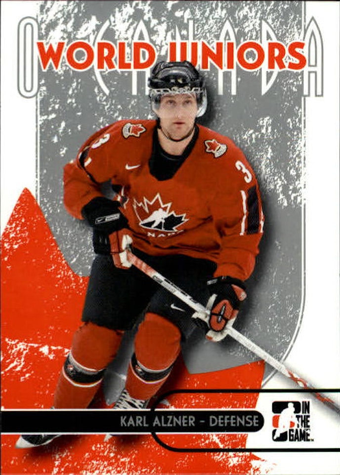 2007-08 ITG O Canada #42 Karl Alzner (10-321x2-CANADA)