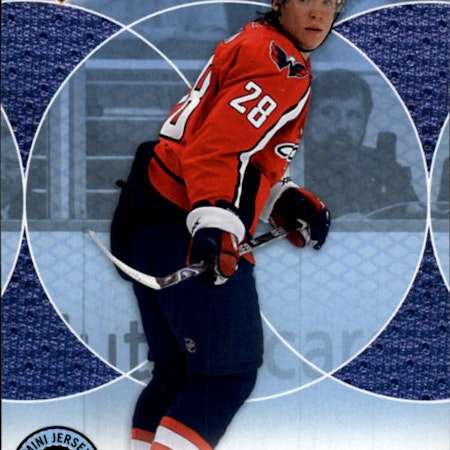 2007-08 UD Mini Jersey Collection #100 Alexander Semin (5-324x9-CAPITALS)