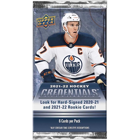 2021-22 Upper Deck Credentials (Hobby Pack)