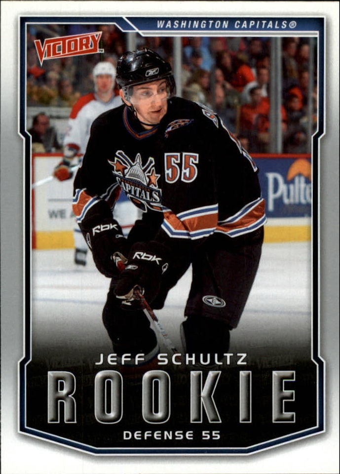 2007-08 Upper Deck Victory #223 Jeff Schultz RC (10-331x1-CAPITALS)