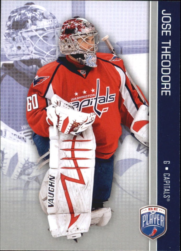 2008-09 Be A Player #180 Jose Theodore (5-332x2-CAPITALS)
