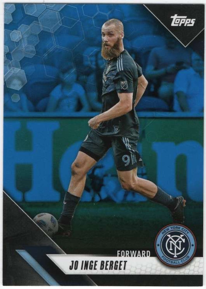 2019 Topps MLS Blue #96 Jo Inge Berget (30-334x4-SOCCERNEWYORK)