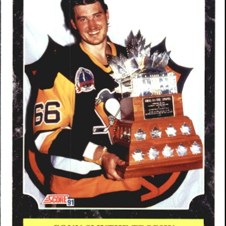 1991-92 Score Canadian Bilingual #316 Mario Lemieux Smythe (10-343x7-PENGUINS)