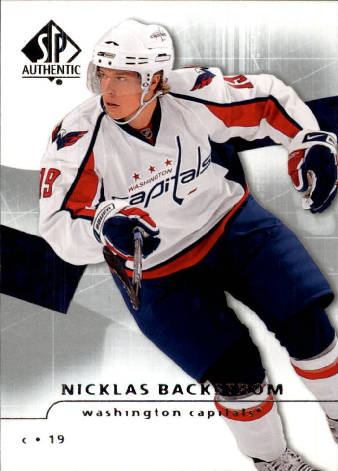 2008-09 SP Authentic #35 Nicklas Backstrom (5-336x8-CAPITALS)