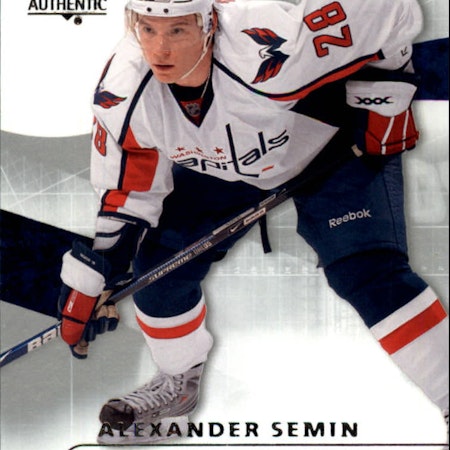 2008-09 SP Authentic #83 Alexander Semin (5-336x9-CAPITALS)