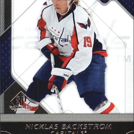 2008-09 SP Game Used #99 Nicklas Backstrom (10-337x2-CAPITALS)