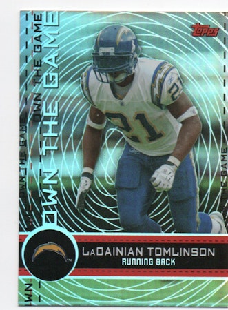 2007 Topps Own The Game #OTGLT2 LaDainian Tomlinson (20-355x8-NFLCHARGERS)