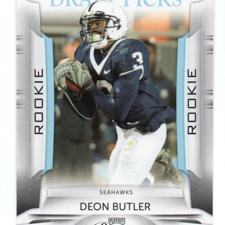 2009 Playoff Prestige Draft Picks Light Blue #132 Deon Butler (20-360x5-NFLSEAHAWKS)
