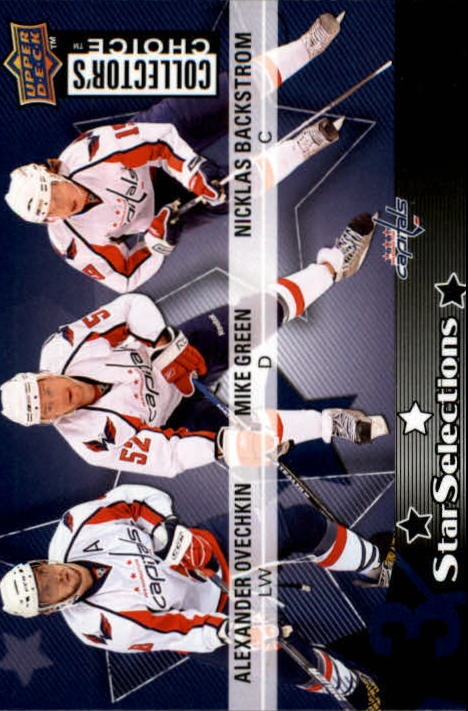 2009-10 Collector's Choice #230 Nicklas Backstrom Mike Green Alexander Ovechkin (30-348x3-CAPITALS)