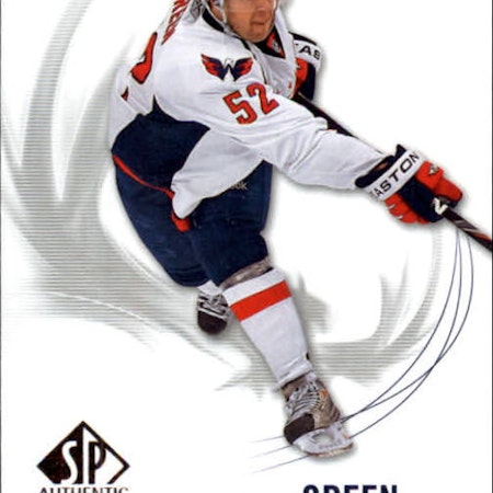 2009-10 SP Authentic #62 Mike Green (5-352x4-CAPITALS)