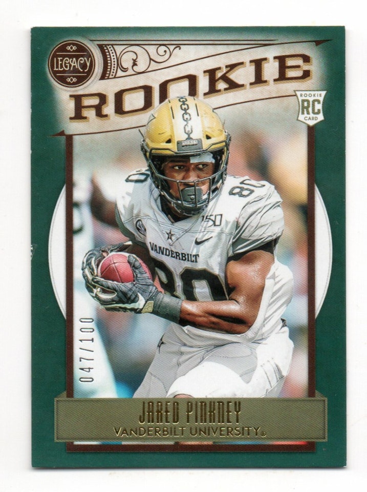 2020 Panini Legacy Green #171 Jared Pinkney (50-356x6-NFLBEARS)