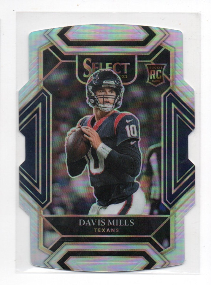 2021 Select Prizm Silver Die Cut #265 Davis Mills (25-357x4-NFLTEXANS)