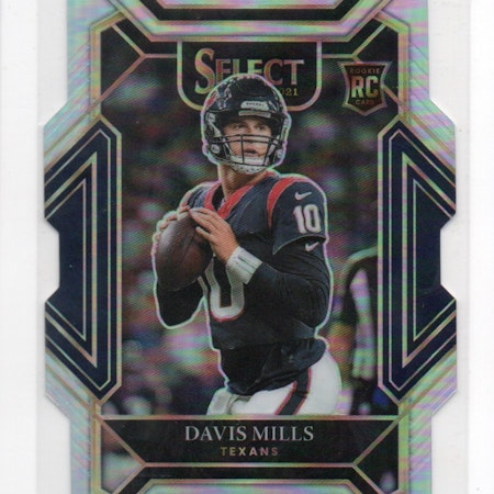 2021 Select Prizm Silver Die Cut #265 Davis Mills (25-357x4-NFLTEXANS)