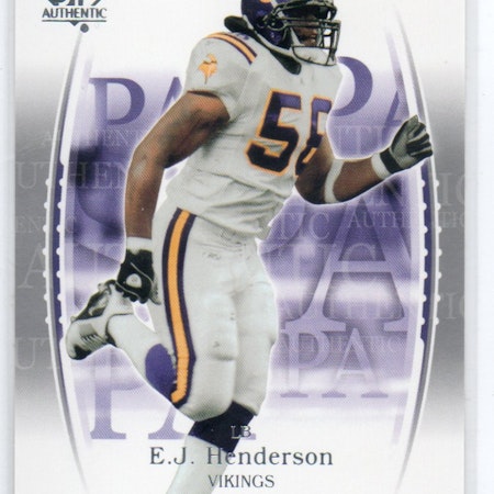 2003 SP Authentic #111 E.J. Henderson RC (20-387x9-NFLVIKINGS)