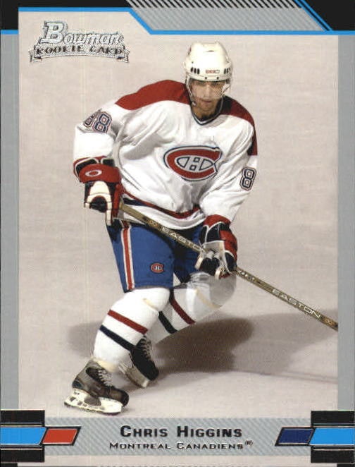 2003-04 Bowman #128 Chris Higgins RC (12-399x8-CANADIENS) (2)