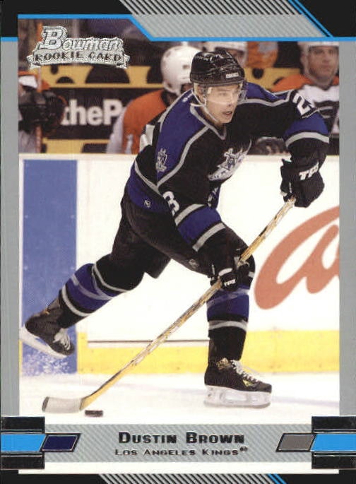 2003-04 Bowman #146 Dustin Brown RC (15-398x1-NHLKINGS) (2)