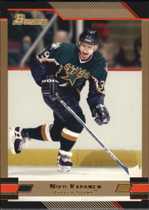 2003-04 Bowman Gold #43 Niko Kapanen (12-362x8-NHLSTARS)