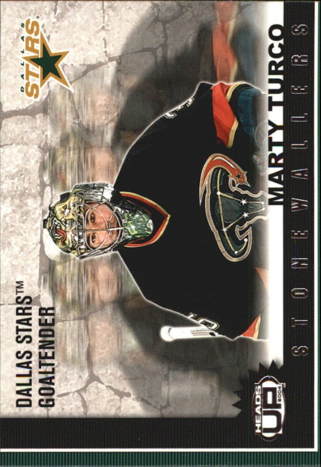 2003-04 Pacific Heads Up Stonewallers #4 Marty Turco (10-375x5-NHLSTARS)