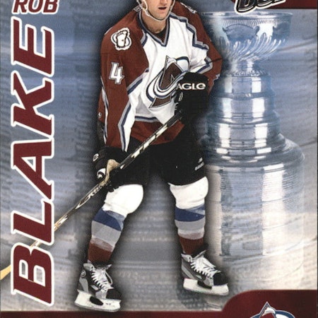 2003-04 Pacific Quest for the Cup Raising the Cup #2 Rob Blake (10-376x1-AVALANCHE)