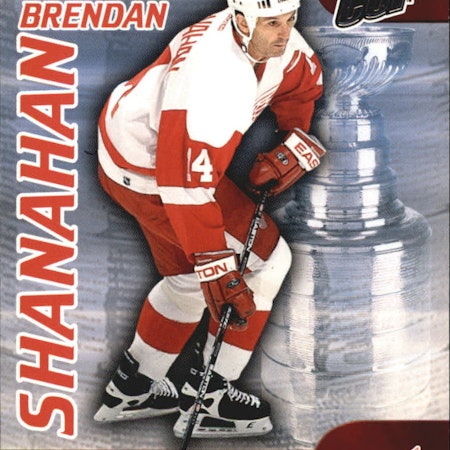 2003-04 Pacific Quest for the Cup Raising the Cup #10 Brendan Shanahan (10-375x9-RED WINGS)
