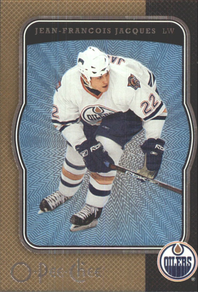 2007-08 O-Pee-Chee Micromotion #200 Jean-Francois Jacques (10-413x7-OILERS)