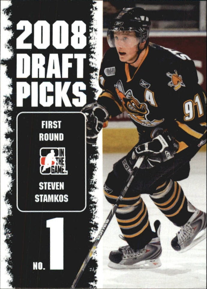 2008-09 ITG Heroes and Prospects Draft Picks #DP1 Steven Stamkos (40-374x4-LIGHTNING)
