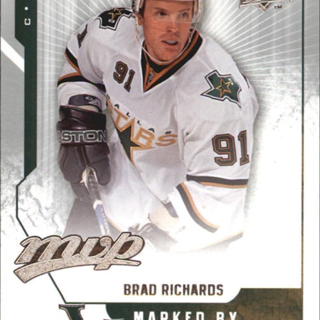 2008-09 Upper Deck MVP Marked by Valor #MV9 Brad Richards (10-414x9-NHLSTARS)
