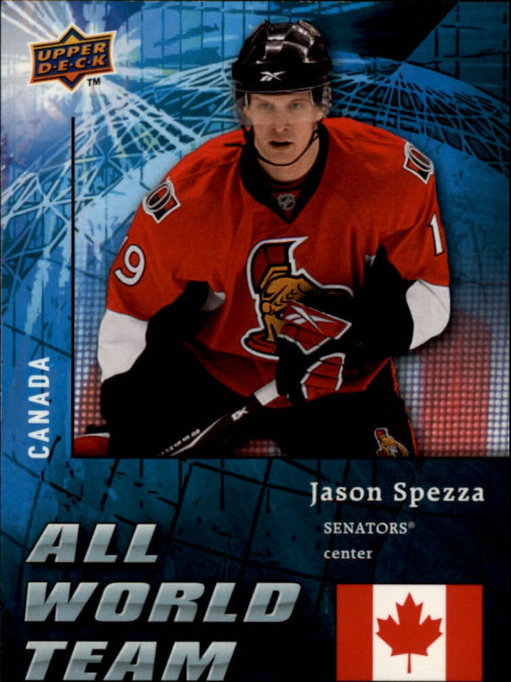 2009-10 Upper Deck All World #AW14 Jason Spezza (15-371x1-SENATORS)