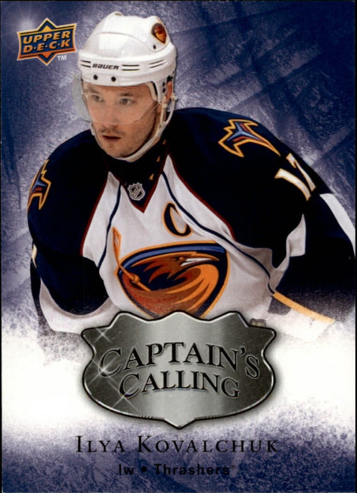 2009-10 Upper Deck Captain's Calling #CC8 Ilya Kovalchuk (10-368x6-THRASHERS)