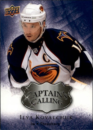 2009-10 Upper Deck Captain's Calling #CC8 Ilya Kovalchuk (10-368x6-THRASHERS)