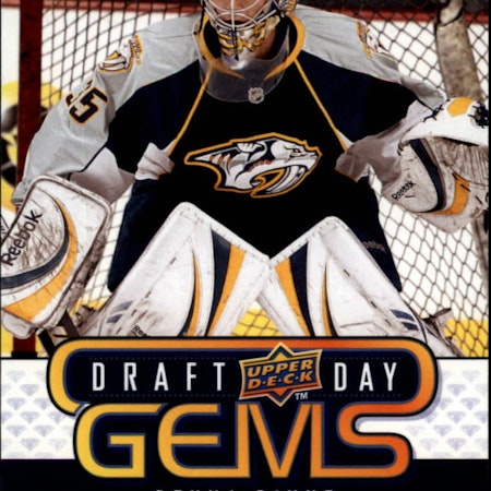 2009-10 Upper Deck Draft Day Gems #GEM13 Pekka Rinne (10-369x9-PREDATORS)