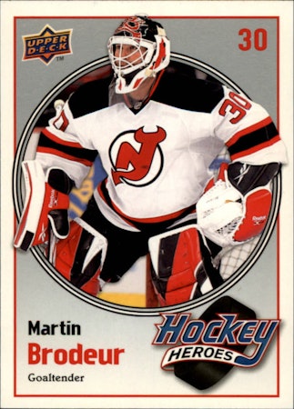 2009-10 Upper Deck Hockey Heroes Martin Brodeur #HH10 Martin Brodeur (25-370x5-DEVILS) (2)