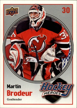 2009-10 Upper Deck Hockey Heroes Martin Brodeur #HH16 Martin Brodeur (25-370x2-DEVILS)