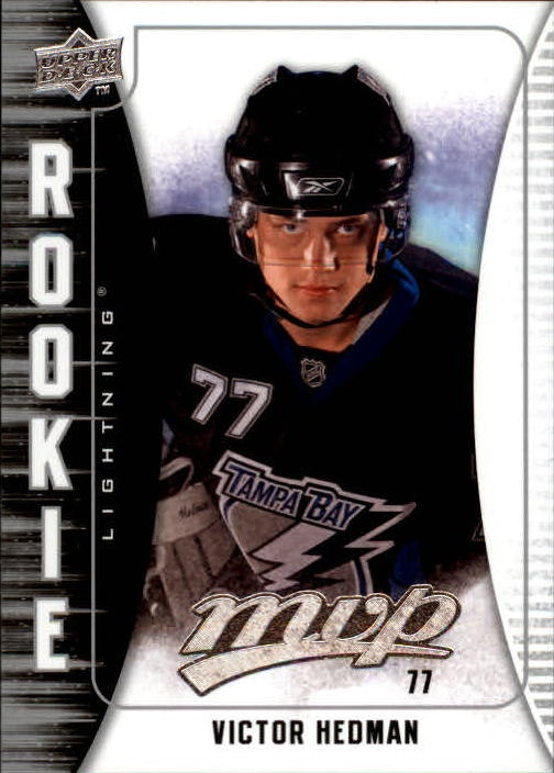 2009-10 Upper Deck MVP #387 Victor Hedman RC (30-407x1-LIGHTNING)