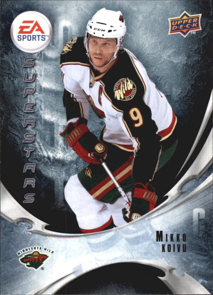 2010-11 Upper Deck EA Superstars #EA12 Mikko Koivu (12-415x8-NHLWILD)