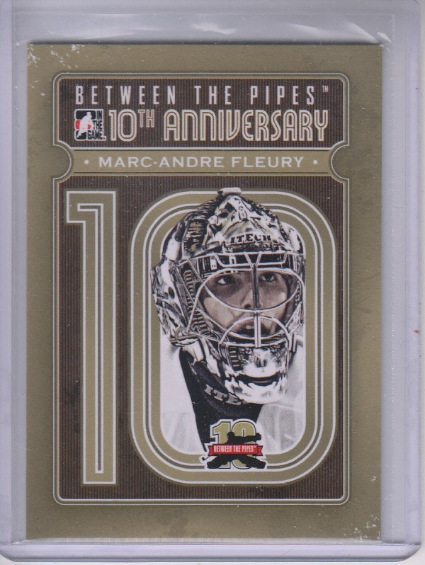 2011-12 Between The Pipes 10th Anniversary #BTPA21 Marc-Andre Fleury (30-374x8-PENGUINS)