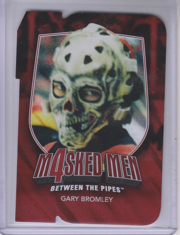 2011-12 Between The Pipes Masked Men IV Ruby Die Cuts #MM09 Gary Bromley (30-377x7-CANUCKS)