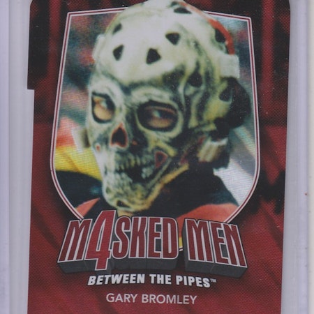 2011-12 Between The Pipes Masked Men IV Ruby Die Cuts #MM09 Gary Bromley (30-377x7-CANUCKS)