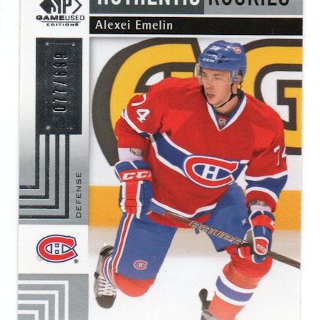 2011-12 SP Game Used #161 Alexei Emelin RC (25-404x1-CANADIENS)