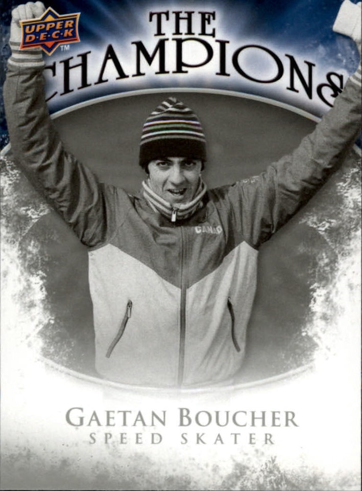 2009-10 Upper Deck The Champions #CHGB Gaetan Boucher (20-368x5-OTHERS) (2)