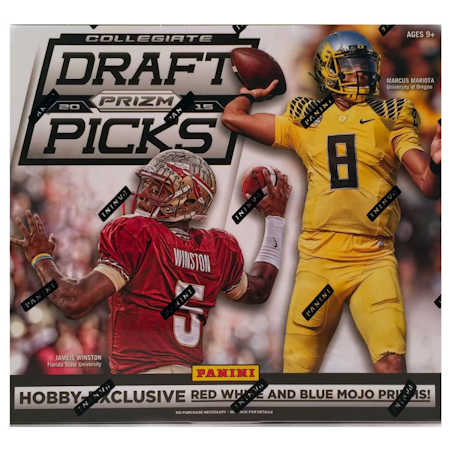 2015 Panini Prizm Collegiate Draft Picks Football (Hobby Box)
