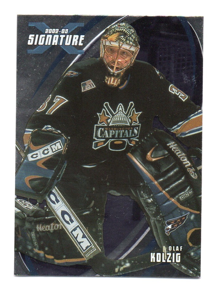 2002-03 BAP Signature Series #120 Olaf Kolzig (5-426x6-CAPITALS)