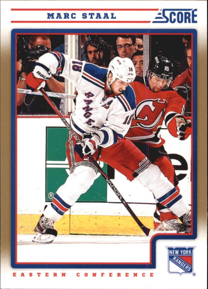 2012-13 Score Gold Rush #318 Marc Staal (10-420x4-RANGERS)