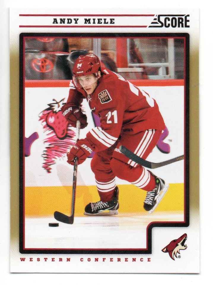 2012-13 Score Gold Rush #369 Andy Miele (10-427x2-COYOTES)