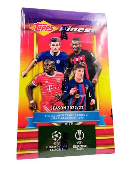 2022-23 Topps Finest Flashbacks UEFA Club Competitions (Hobby Box)