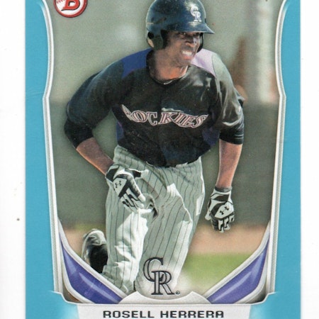 2014 Bowman Draft Top Prospects Blue #TP21 Rosell Herrera (12-408x6-MLBROCKIES)