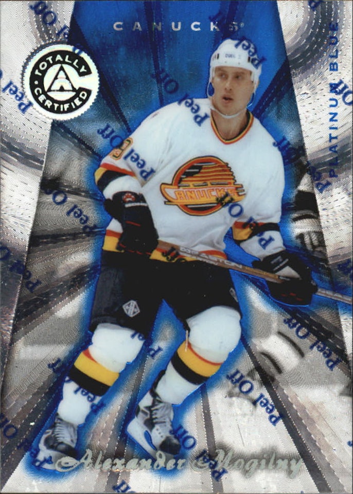 1997-98 Pinnacle Totally Certified Platinum Blue #60 Alexander Mogilny (30-433x3-CANUCKS)