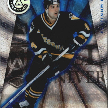 1997-98 Pinnacle Totally Certified Platinum Blue #86 Kevin Hatcher (20-433x2-PENGUINS)