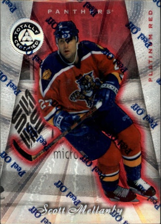 1997-98 Pinnacle Totally Certified Platinum Red #107 Scott Mellanby (12-435x4-NHLPANTHERS)