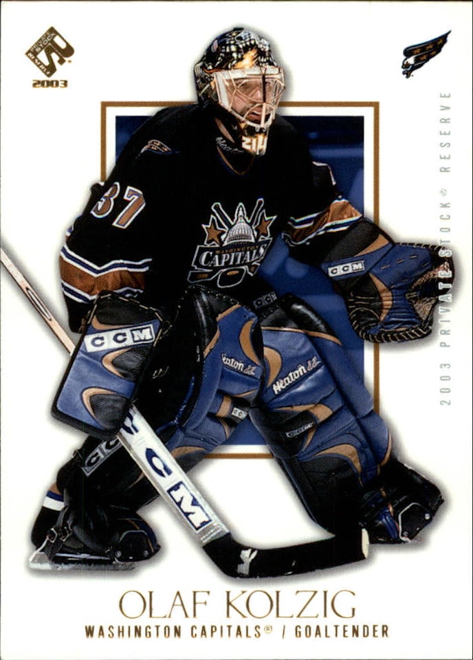 2002-03 Private Stock Reserve #99 Olaf Kolzig (5-437x1-CAPITALS)